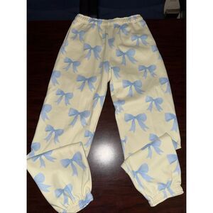 Happy Camp3r Bow Sweatpants with Pockets Size Medium